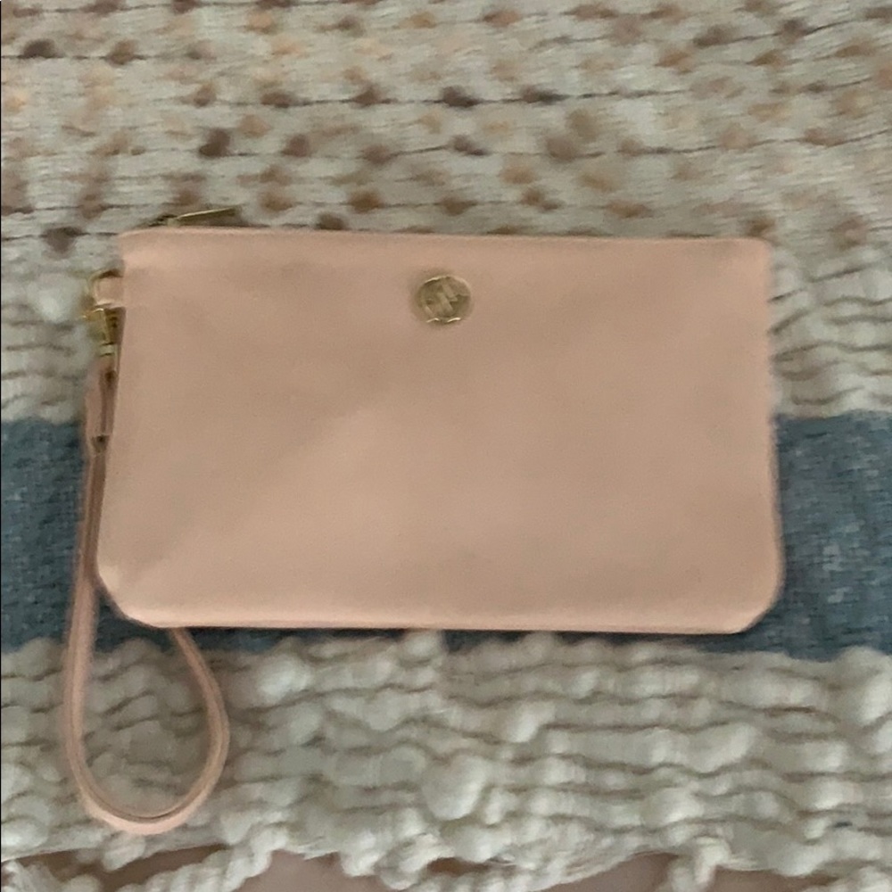 Wristlet with IPhone charger inside.